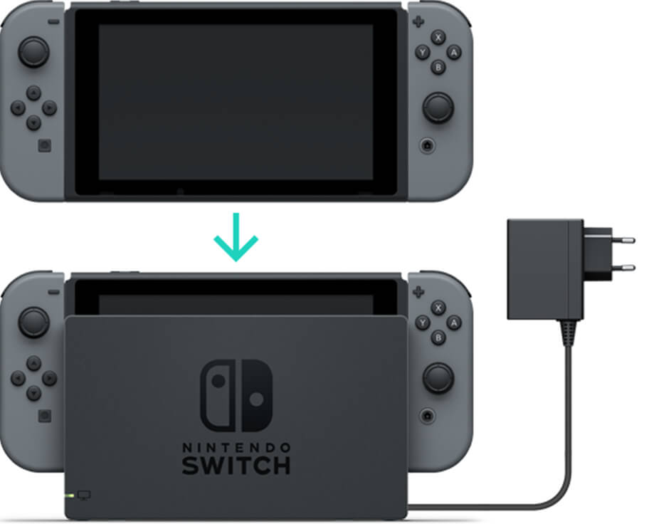 Bruke Nintendo Switch-dokken