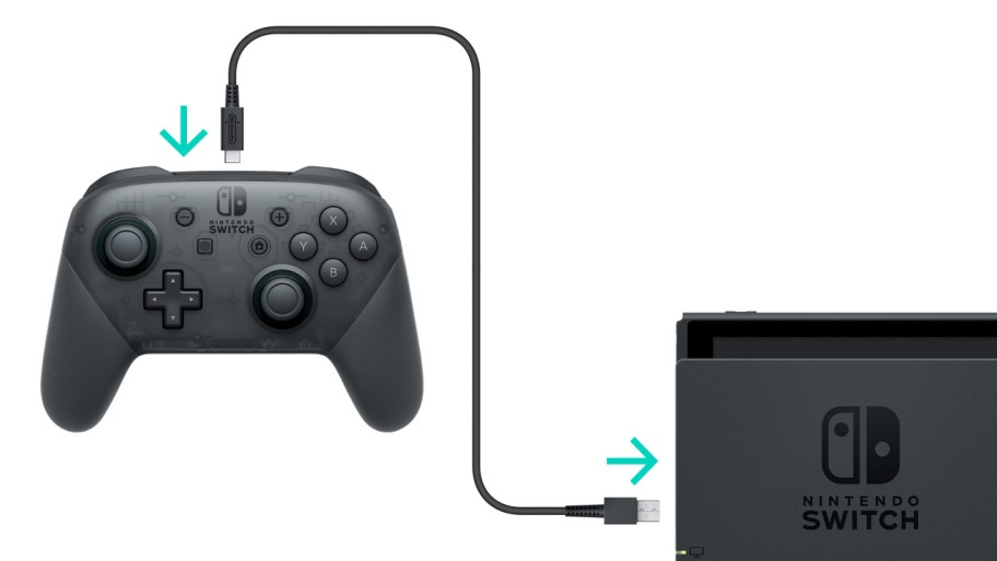 Koble til Nintendo Switch Pro Controller