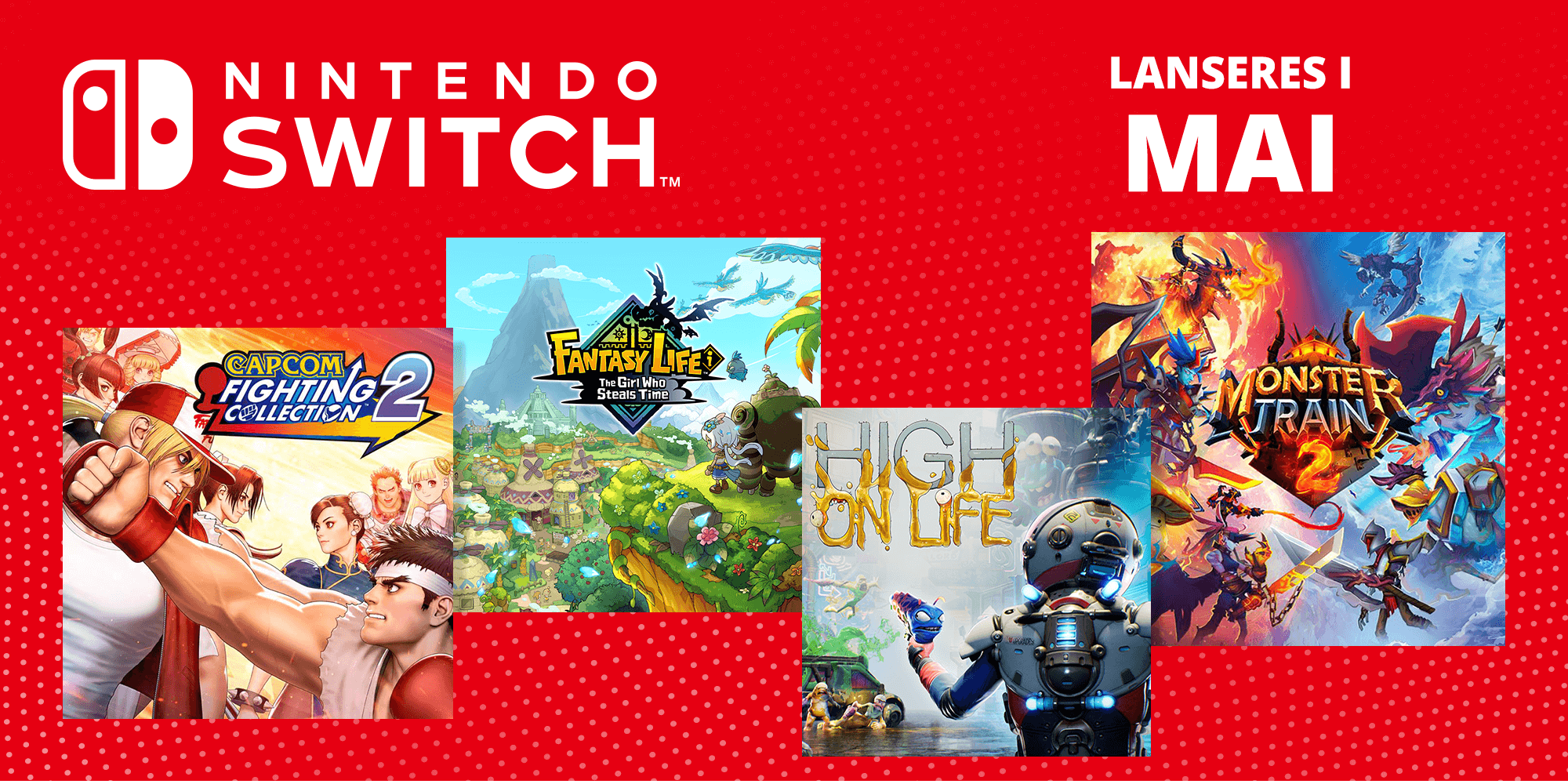 Kommende spill til Nintendo Switch – mai 2025