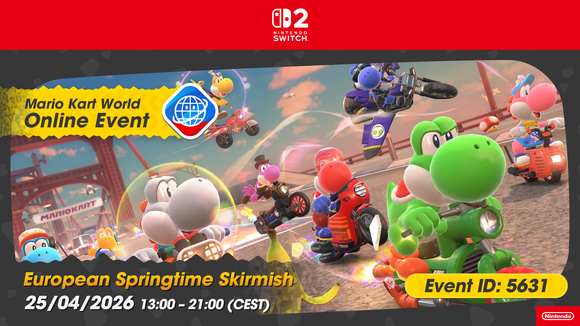 Den neste turneringen i Mario Kart World blir en skikkelig «Knockout»!