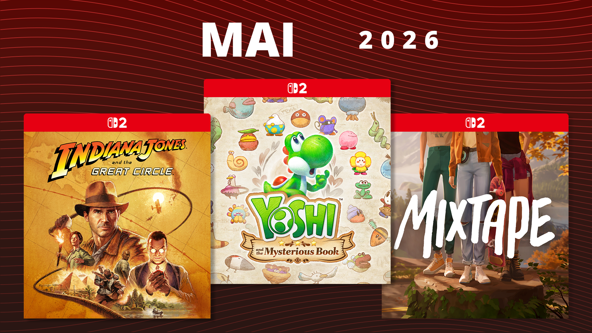 Kommende spill i mai 2026