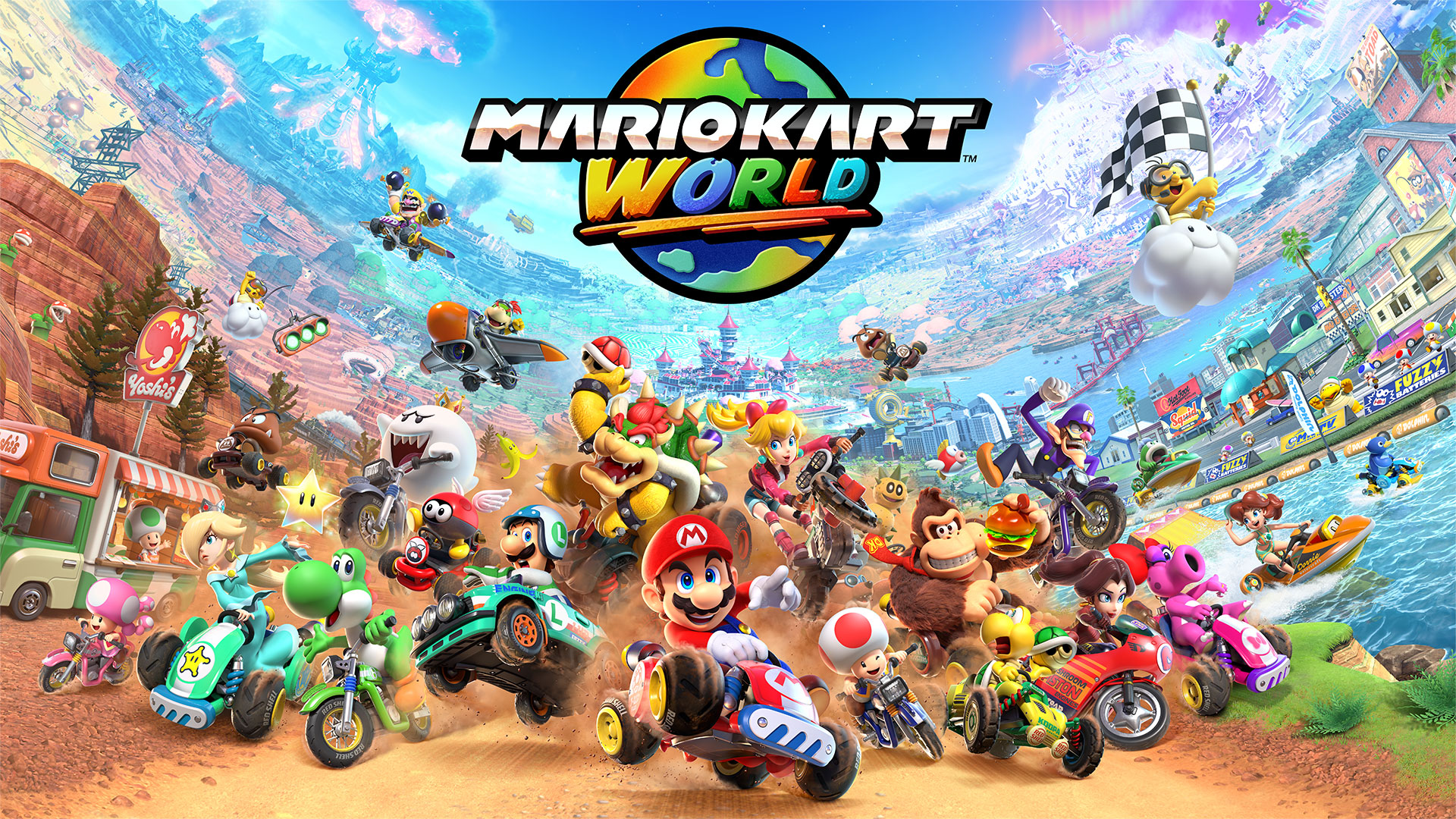 Mario Kart World Direct sendes torsdag den 17. april