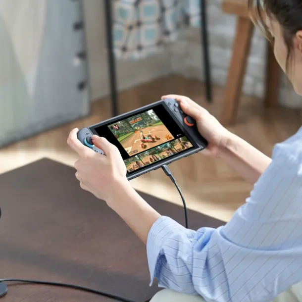 Nintendo Switch 2 i håndholdt modus