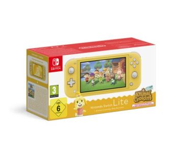 Nintendo Switch Lite – Yellow + Animal Crossing: New Horizons