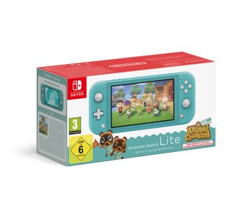 Nintendo Switch Lite – Turquoise + Animal Crossing: New Horizons