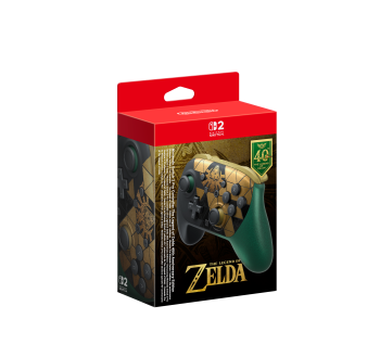 Nintendo Switch 2 Pro Controller The Legend of Zelda 40th Anniversary Edition