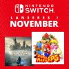 Spill som lanseres til Nintendo Switch – november 2023