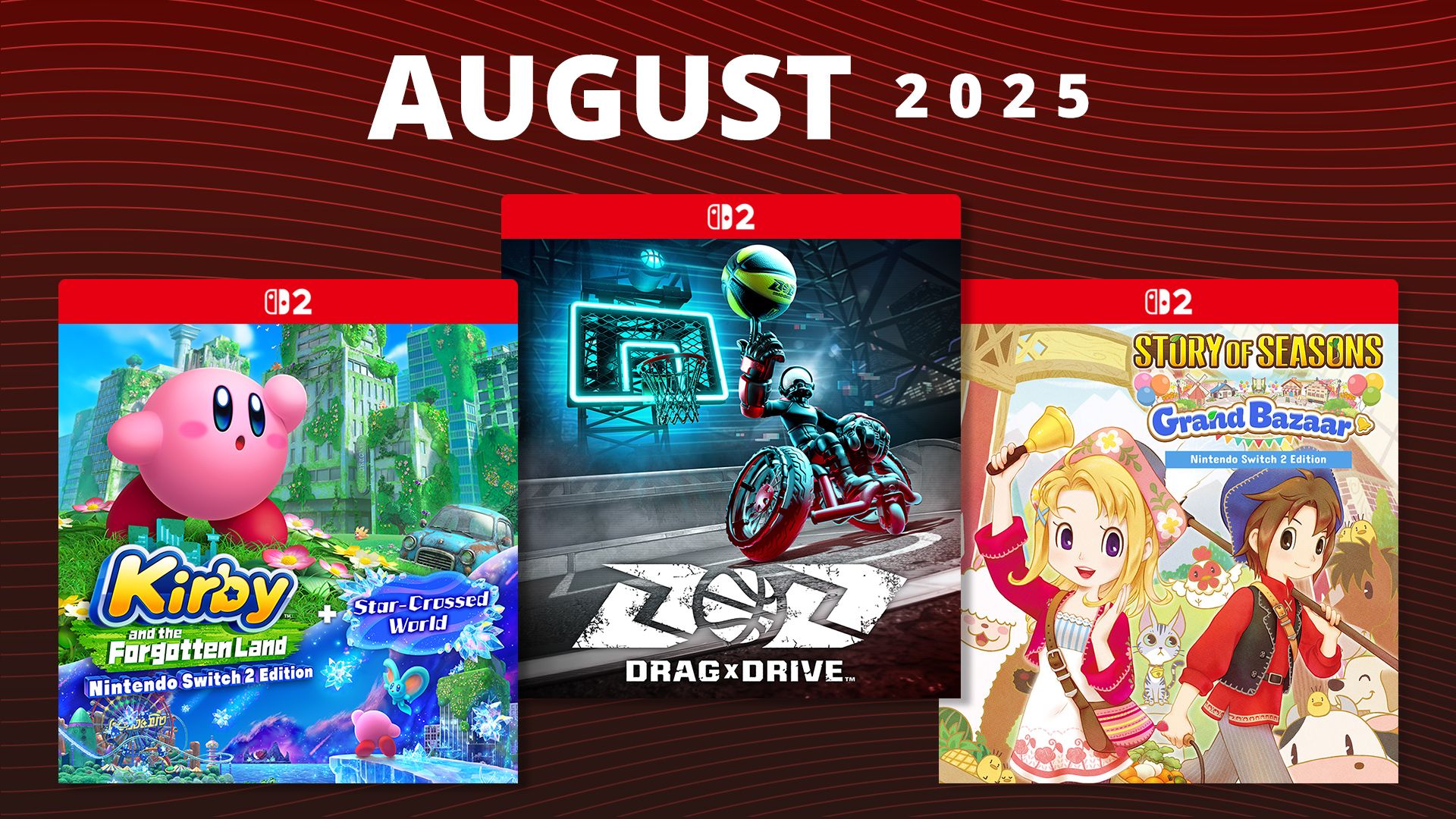 Kommende spill i august 2025
