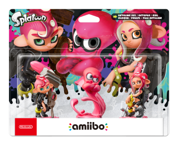 Splatoon Octoling amiibo 3 Pack ‐ Octoling Girl, Octoling Boy and Octopus