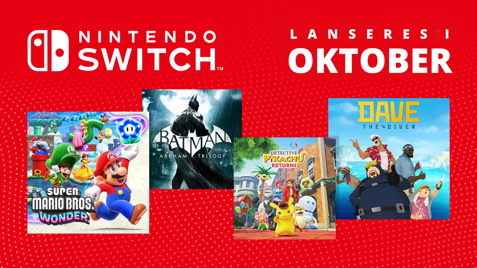 Kommende spill til Nintendo Switch – Oktober 2023